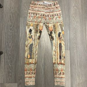 Funky Egyptian print leggings